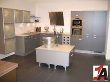 Pino Einbauküche Anthrazitgrau metallic - Küche Musterküche Angebot Möbelteile