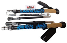 Nordic Walking Stöcke Wanderstöcke HrubyRoad Teleskop Faltbar ohne Aufsätze