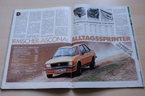 Rallye racing 1977 opel - rallye, 06/1977