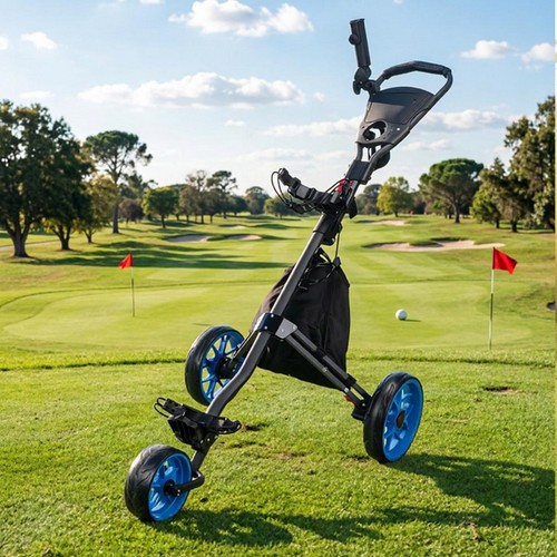 Faltbar golftrolley golfwagen - golftrolley,