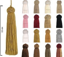 Quaste Raffhalter 12cm mit