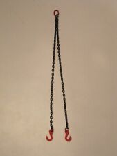 2er Kettengehänge, Krankette, Ketten 8cm, 1:50  Haken offen