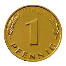 1 Pfennig vergoldet Glückspfennig