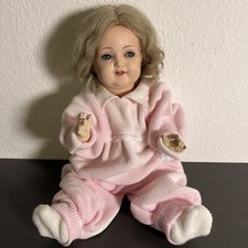 Antike Puppe K&R Kämmer & Reinhardt 46 cm 728/7 Zelluloid-Körper 7 Schelmenaugen