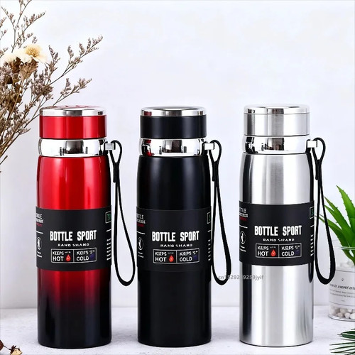 Edelstahl thermoflasche - edelstahl,