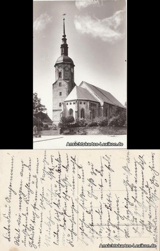 Ansichtskarte dohna kirche - ansichtskarte,