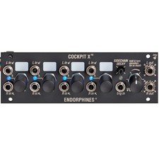 Endorphin.es 1U Cockpit X Black - Mixer Modular Synthesizer
