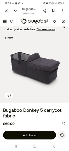 Bugaboo donkey5 babywanne - donkey5,
