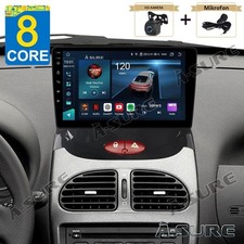 8-Core Android 14 Autoradio CarPlay ChatGPT WiFi GPS NAVI Für PEUGEOT 206/206 CC