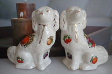 Porzellan Figur Hunde