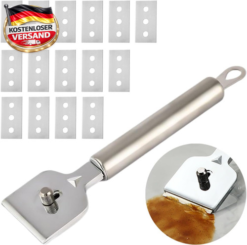 Edelstahl kochfeldschaber mit - edelstahl,