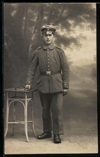 Foto-AK Soldat in Feldgrau
