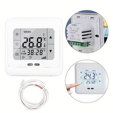 Digitaler Raumregler für Fußbodenheizung mit dualer Temperaturanzeige