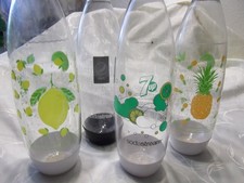 sodastream Plastik Flaschen 4 Stück gebraucht je 1 Liter für Trinkwassersprudler