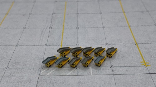 Aircraft boarding stairs 500 - stairs, 1:500