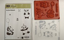 Stampin' Up! SU Party-Pandas Stempelset Gummistempel