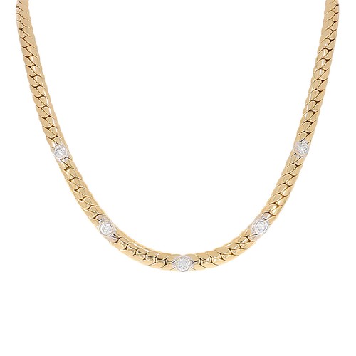 Bicolor collier mit - bicolor,