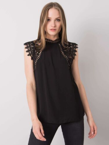 Damen bluse elegant mit spitze - elegant,