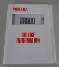 Werkstatthandbuch / Service Information Yamaha SR 500 Stand 1993
