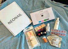 NEO NAIL Set incl UV Lampe, 7 Gel Lacke  und Zubehör wie neu