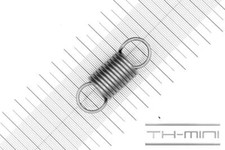 Zug-Feder 2mm Haken Öse