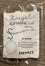 Kugel-Aufhänger - Christbaumschmuck - Silber -