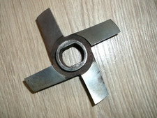 B98 Fleischwolf Kreuzmesser System Unger mit Bund doppelschneidig 4-flügelig