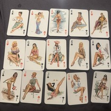 Seltenes Vintage-Pin-up-Kartenspiel „Darling Playing Cards“, ca. 1960 