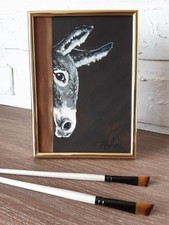 Esel Original Ölgemälde