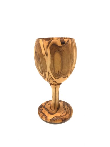 Weinkelch olivenholz - weinkelch,