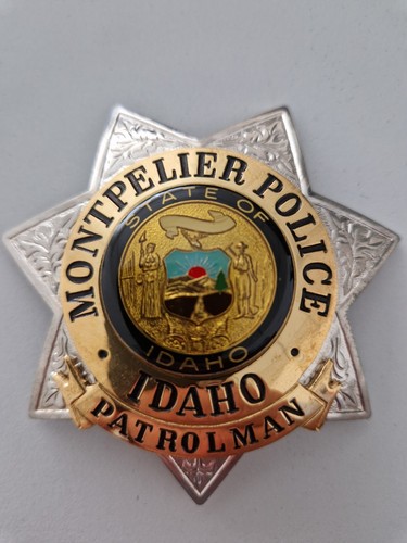 Police badge patrolman - us,
