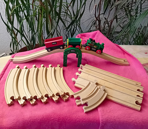 Brio holzeisenbahn set - brio, holzeisenbahn-set