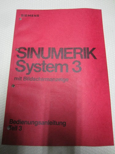 Siemens sinumerik - sinumerik, 3