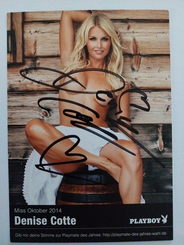 Denise cotte autogramm - cotte,