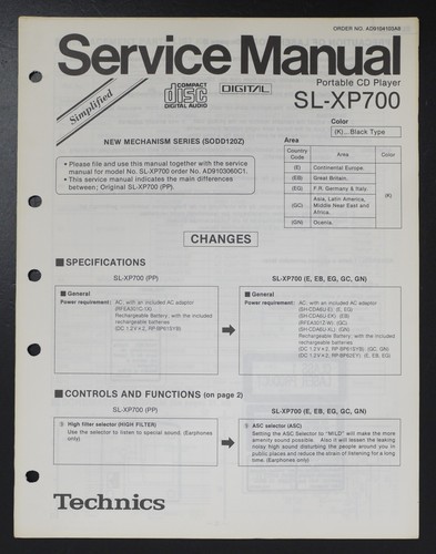 Original service manual für - original,