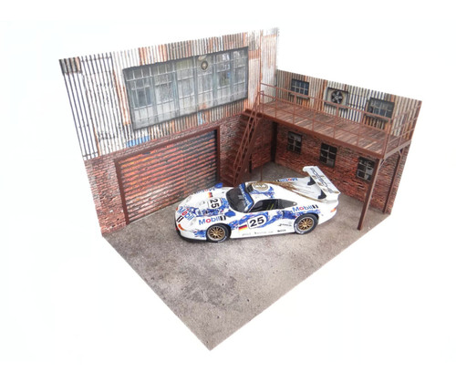 Alte backstein blechgarage - alte,