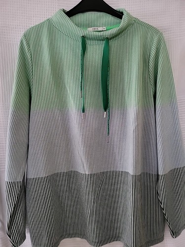 Sweatshirt cecil grüntöne - sweatshirt, xl