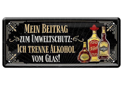 Blechschild lustige sprüche - blechschild,