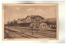 AK Bahnhof Großpostwitz Bahnpost 1943 Bautzen Oberlausitz  (2)