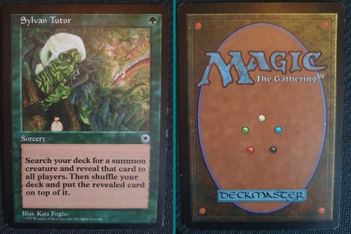 Mtg magic sylvan tutor - magic, |
