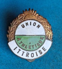 Emaillierte UNION ATHLETIQUE ITTROISE - Reversabzeichen