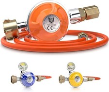 BBQ Chief Gasregler 50mbar Gasschlauch 100 cm Propan ohne Manometer