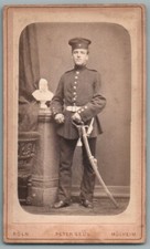 Cdv 1880 deutschland militär - deutschland,