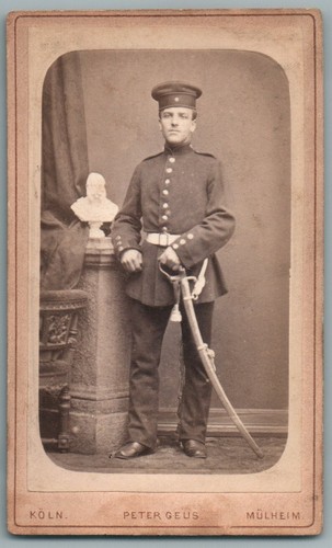 Cdv 1880 deutschland militär - deutschland,