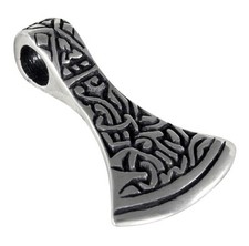 Wikinger Axt Anhänger Silber