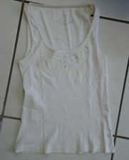 Damen Top weiß Gr. S von "Tom Tailor" mit Pailetten