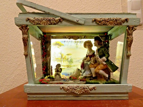 Led laterne diorama dollhouse - led,
