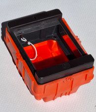 Siedle GUR 511 - 0B   1-fach Unterputzgehäuse mit braunem Rahmen