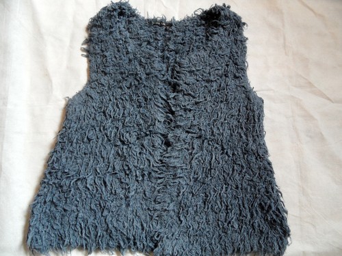 Marc aurel zottelweste blau - marc,