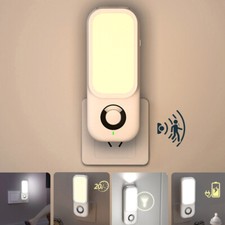 1 Stück LED Nachtlicht mit Bewegungsmelder Steckdose Nachtlampe Steckdosenlicht